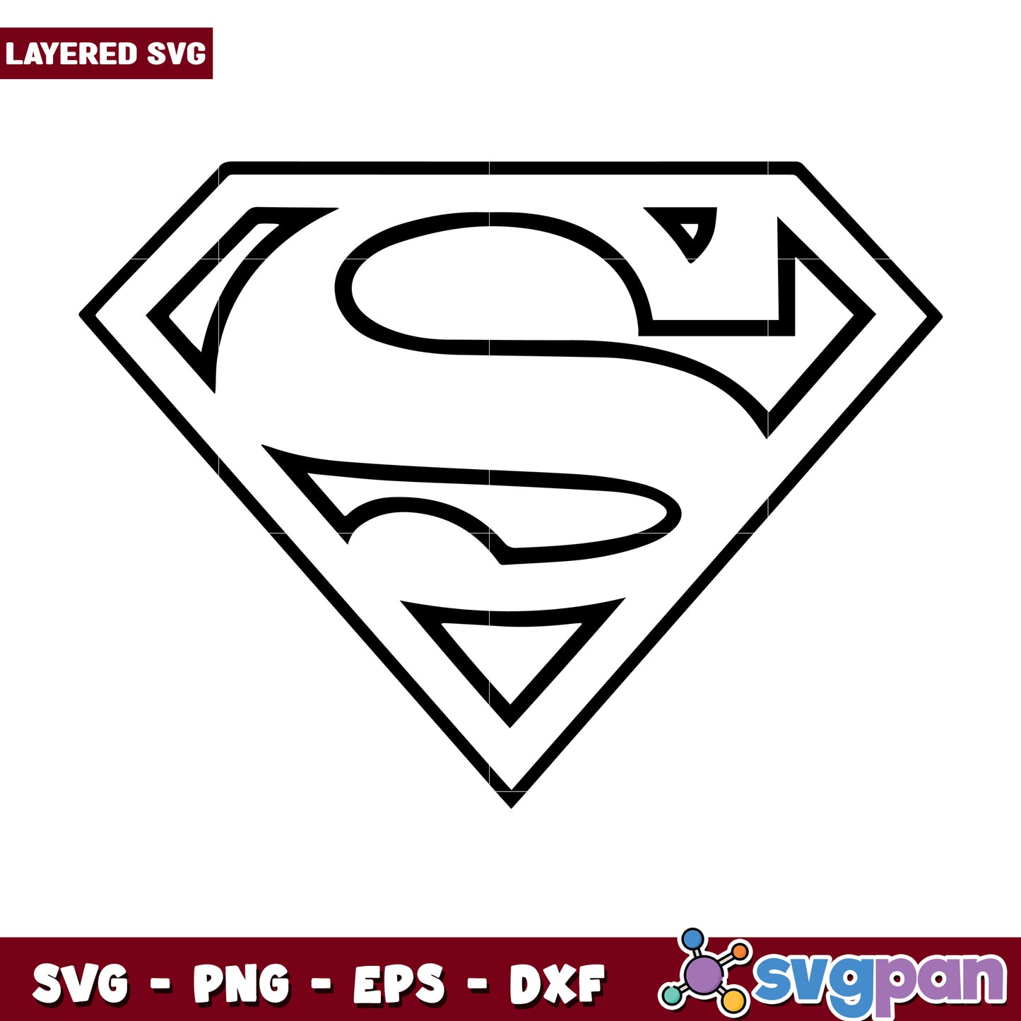 Superman logo svg