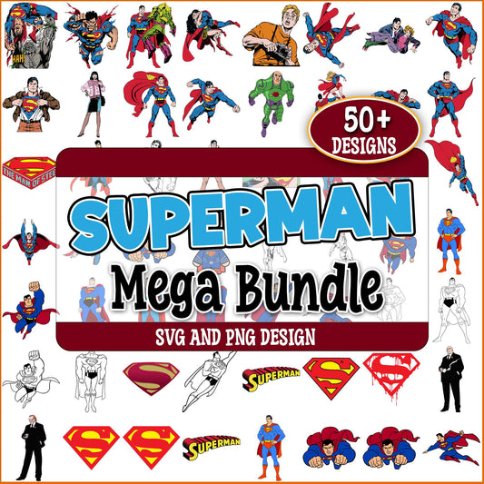 Super man signature svg bundle
