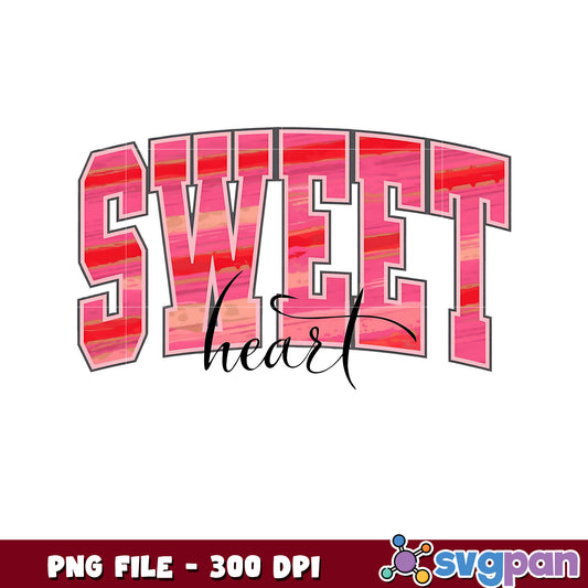 Sweet Heart PNG Design for Crafts, High Quality 300 DPI