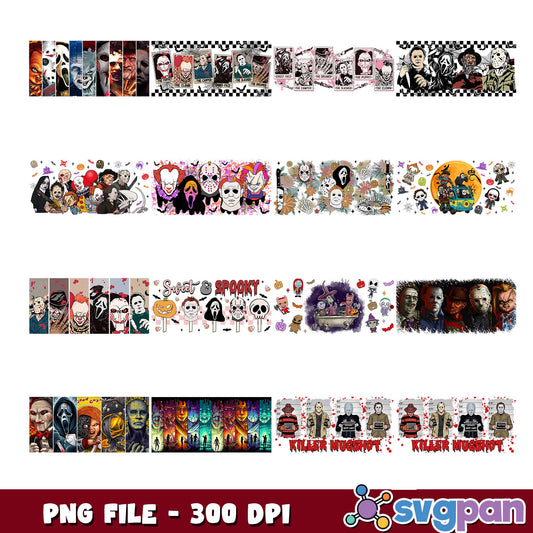 Sweet and spooky halloween png bundle
