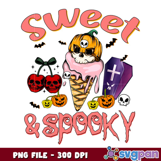 Sweet and spooky png, halloween movies​ png, halloween​ characters png