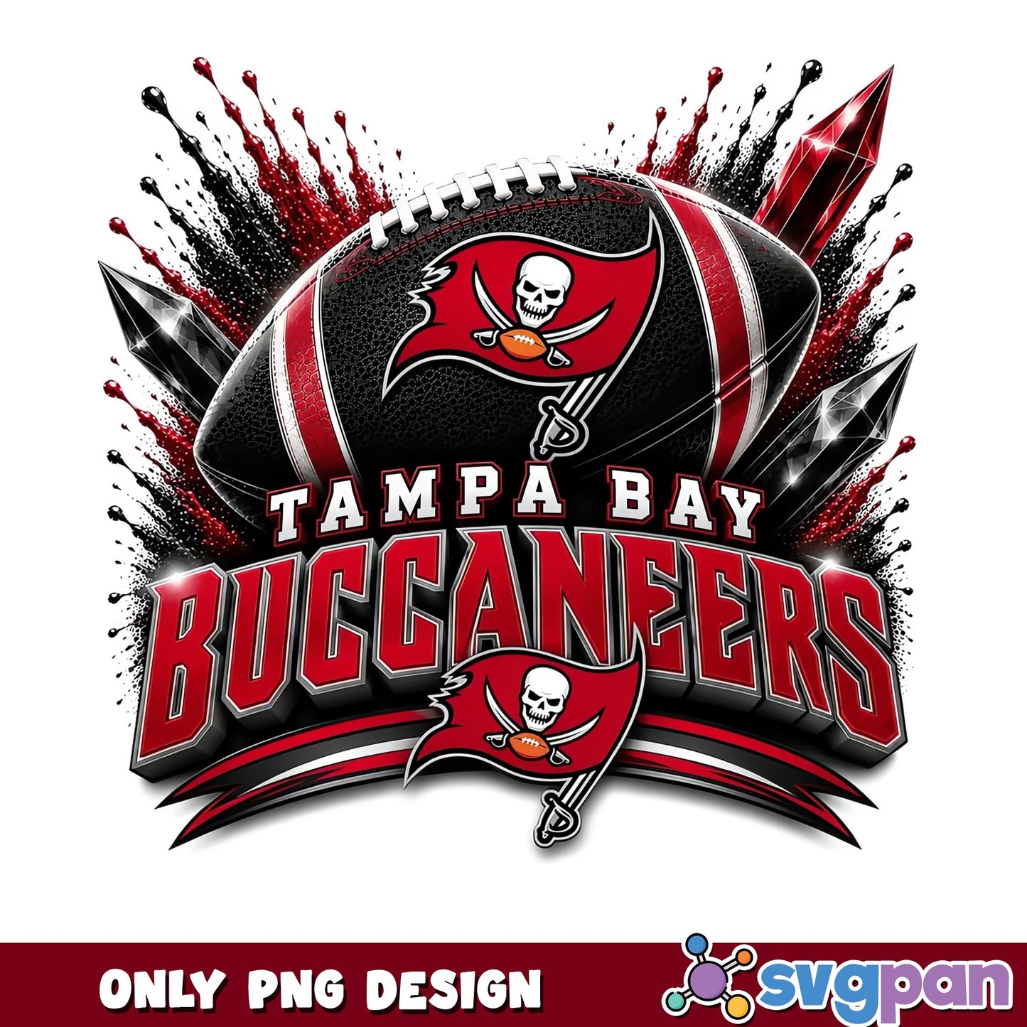 Tampa Bay Buccaneers Football PNG, NFL Team Design PNG, Buccaneers Logo PNG