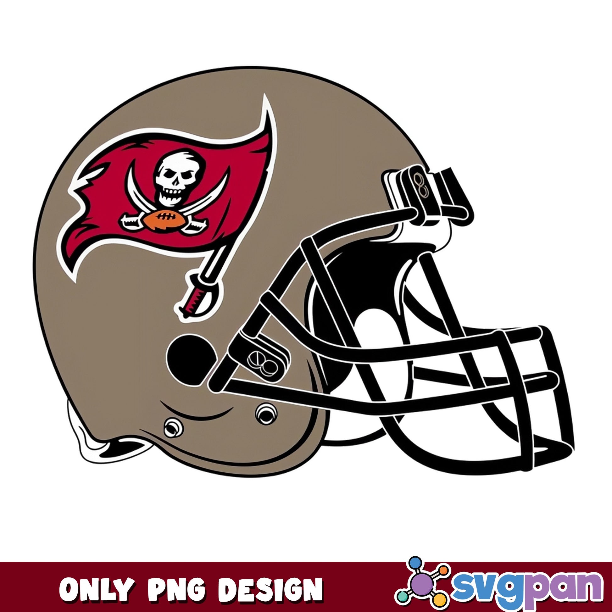 Tampa Bay Buccaneers Helmet PNG, Buccaneers Logo PNG, NFL PNG