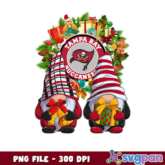 Tampa bay buccaneers christmas png, list of nfl teams png, chrismas gnome​ png