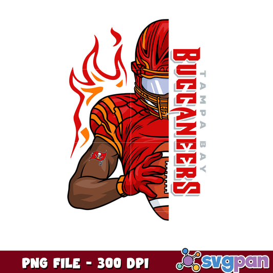 Tampa bay buccaneers nfl player design png, american football png, nfl nfl super bowl​  png