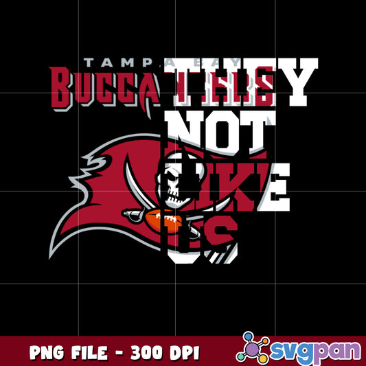 Tampabay buccaneers they not like us logo png, super bowl 2025 png, nfl teams helmet png