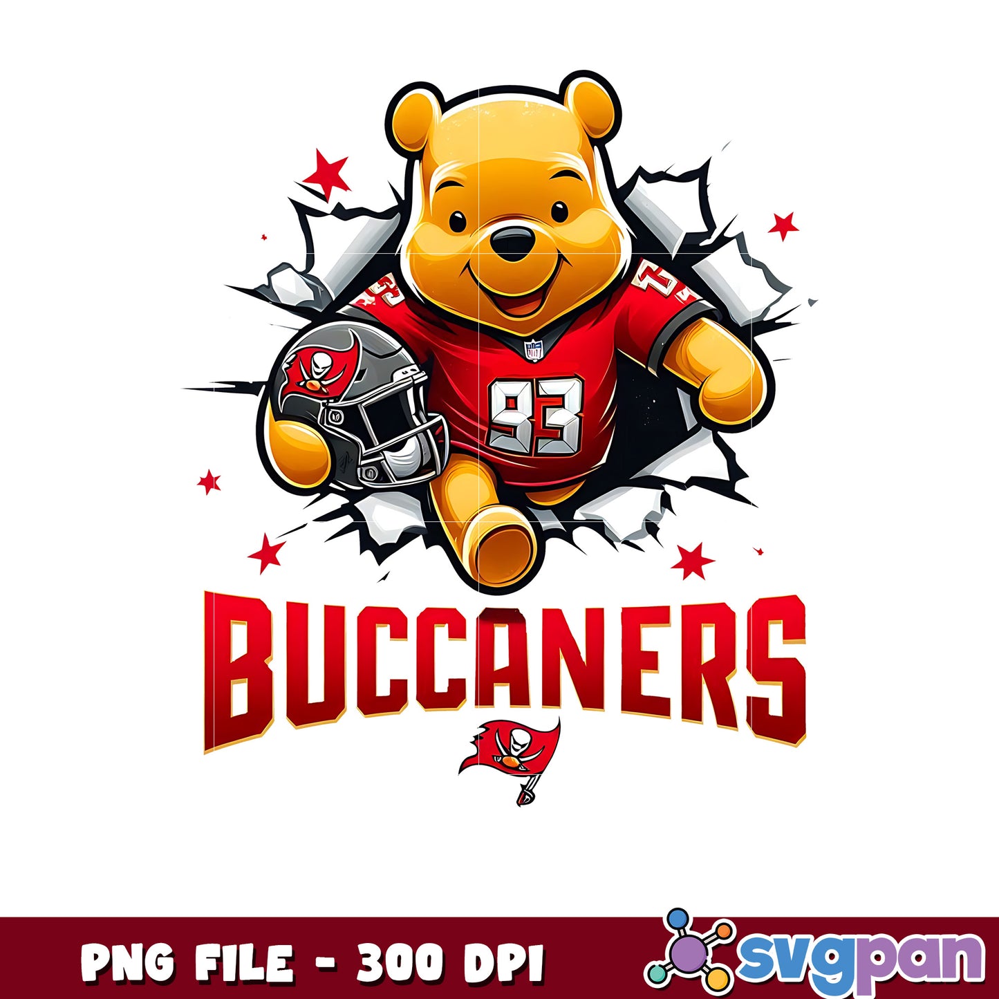 Tampa bay buccaneers winnie pooh png, nfl games today png, american rugby png