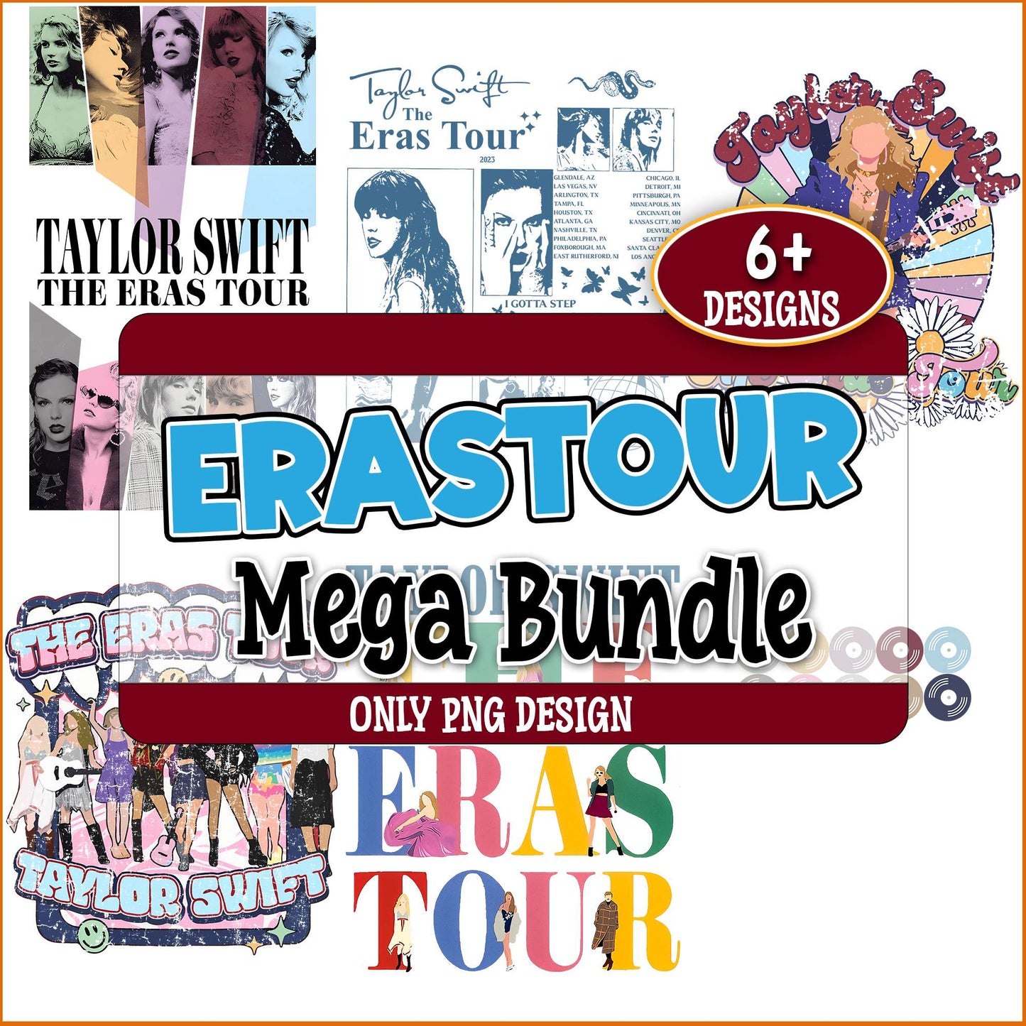 Taylor swift eras png bundle