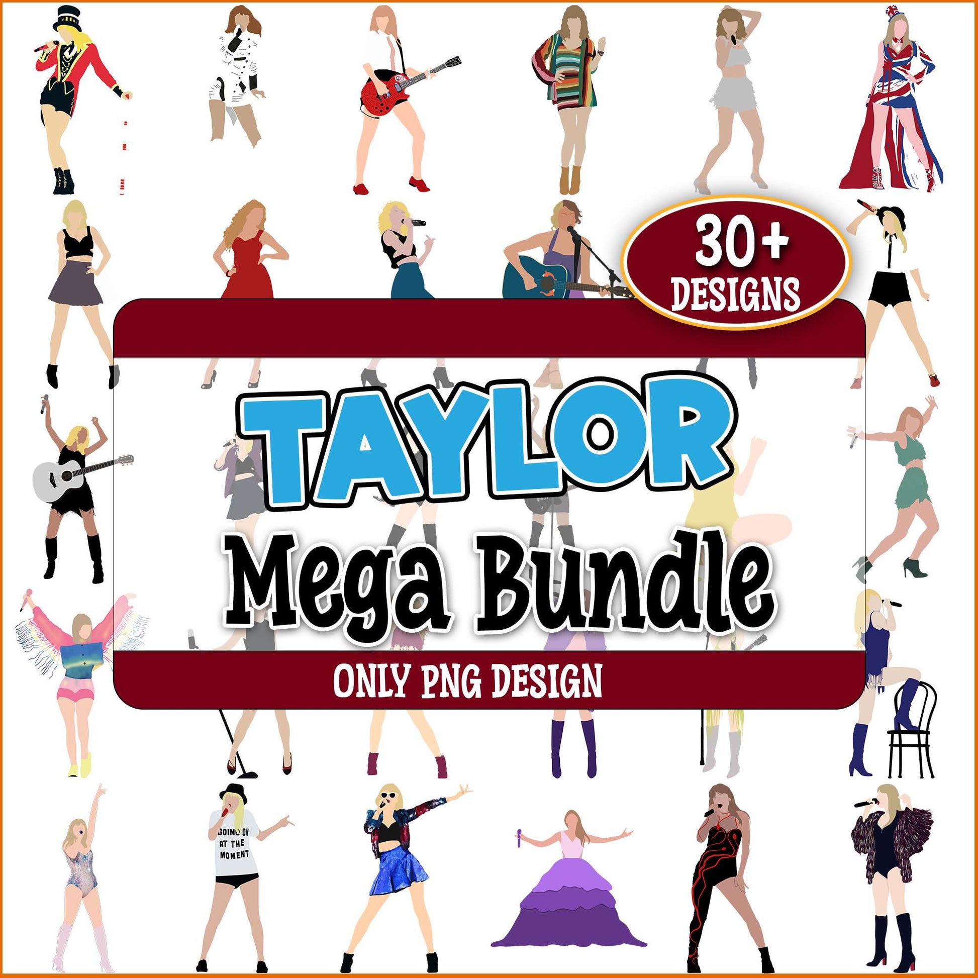 Taylor swift pose png bundle