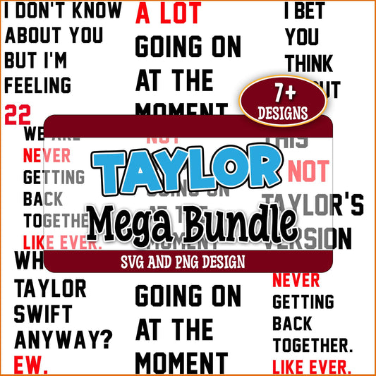 Taylor swift quotes svg bundle