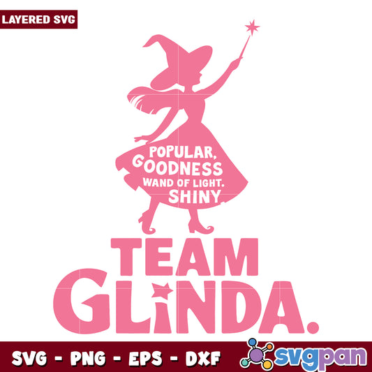 Team Glinda SVG Witch Design