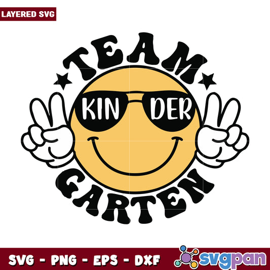 Team kindergarten funny design svg, kindergarten​ svg, kindergarten memes funny​ svg