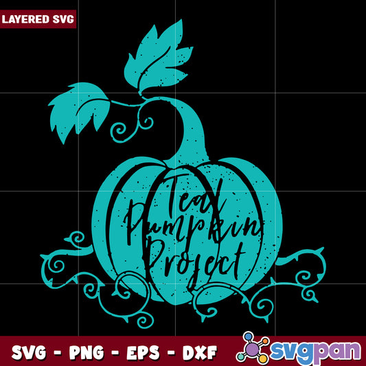 Tea pumpkin food allergy halloween svg, scary halloween svg, spooky vibes svg