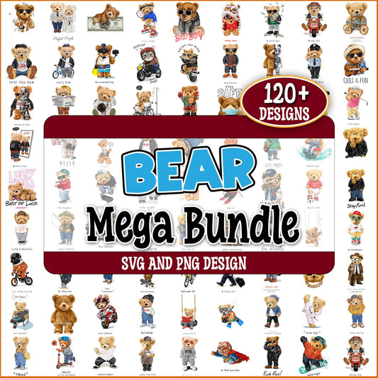 Teddy bear collection svg bundle