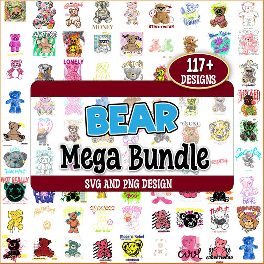 Teddy street wear svg bundle