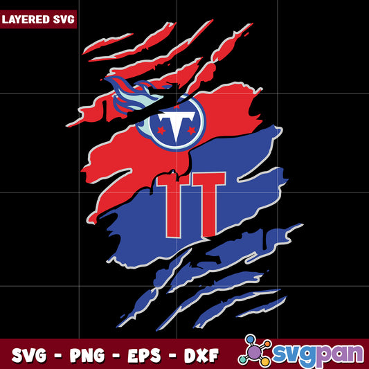 Tennessee Titans svg, funny halloween svg, spooky characters svg