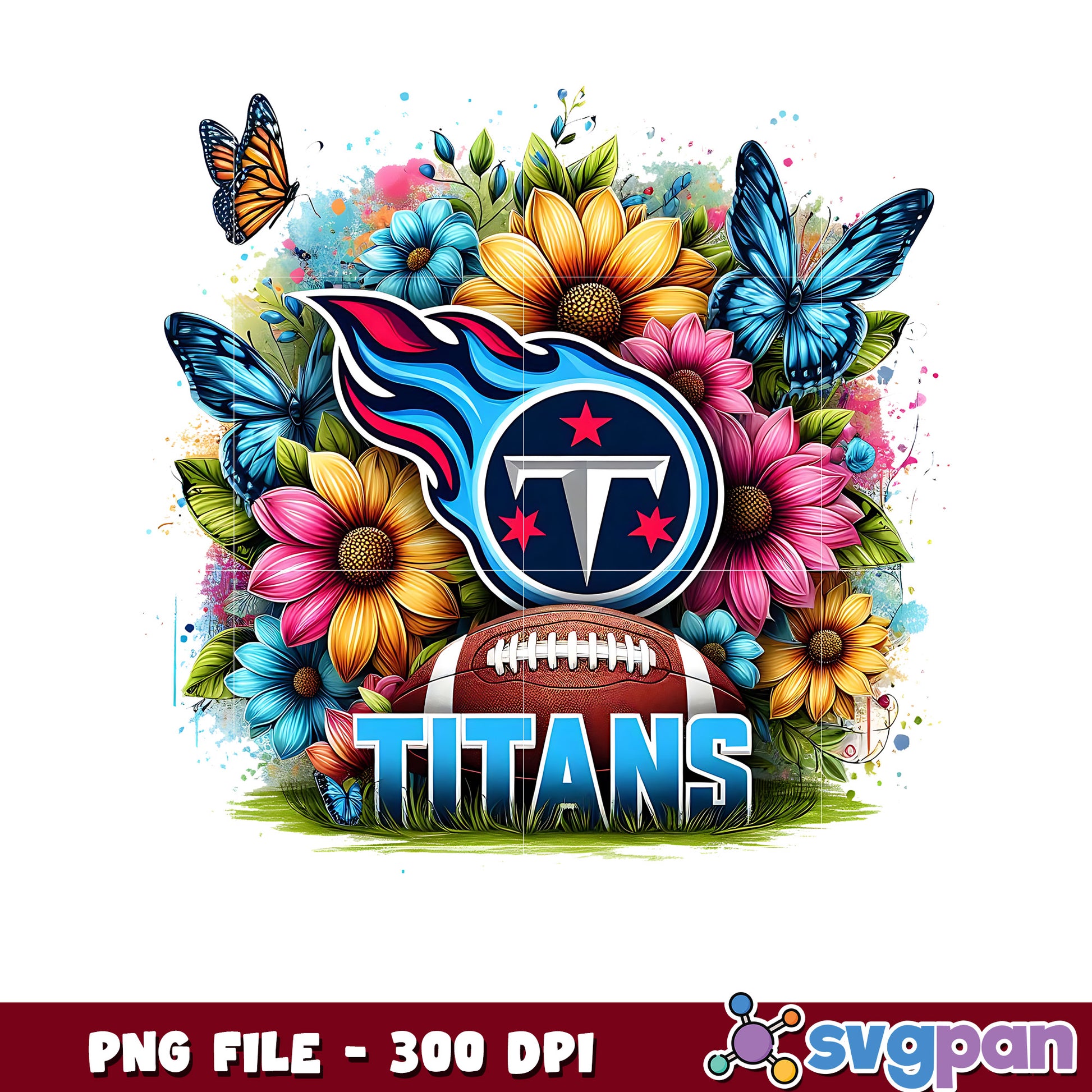 Tennessee titans flowers png, nfl games png, american football png
