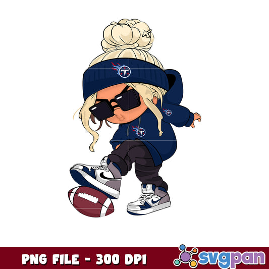 Tennessee titans girl design png, game day vibes png png, nlf team logo png