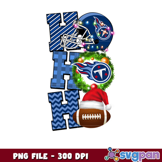 Tennessee titans helmet hohoho png, nfl christmas games​ png, nfl teams 2025 png