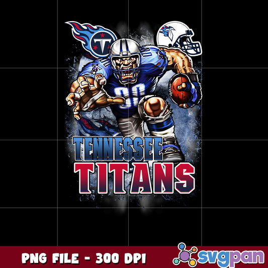 Tennessee titans logo helmet and mascot png, super bowl png, american football png