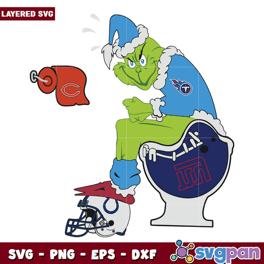 Tennessee titans svg, nfl games svg, grinchy svg