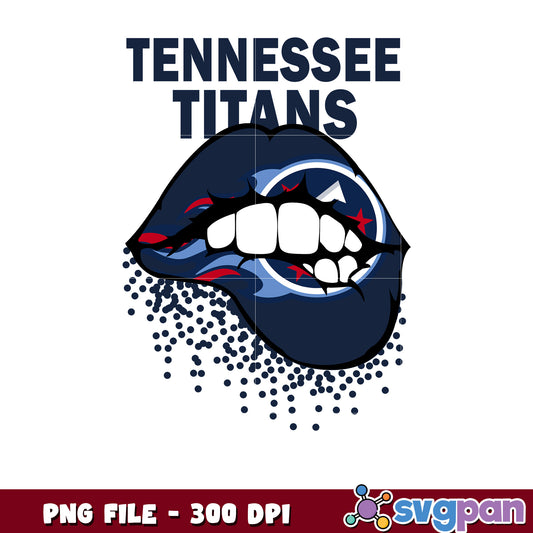 Tennesse titans lips design png, game day vibes png png, nlf team logo png