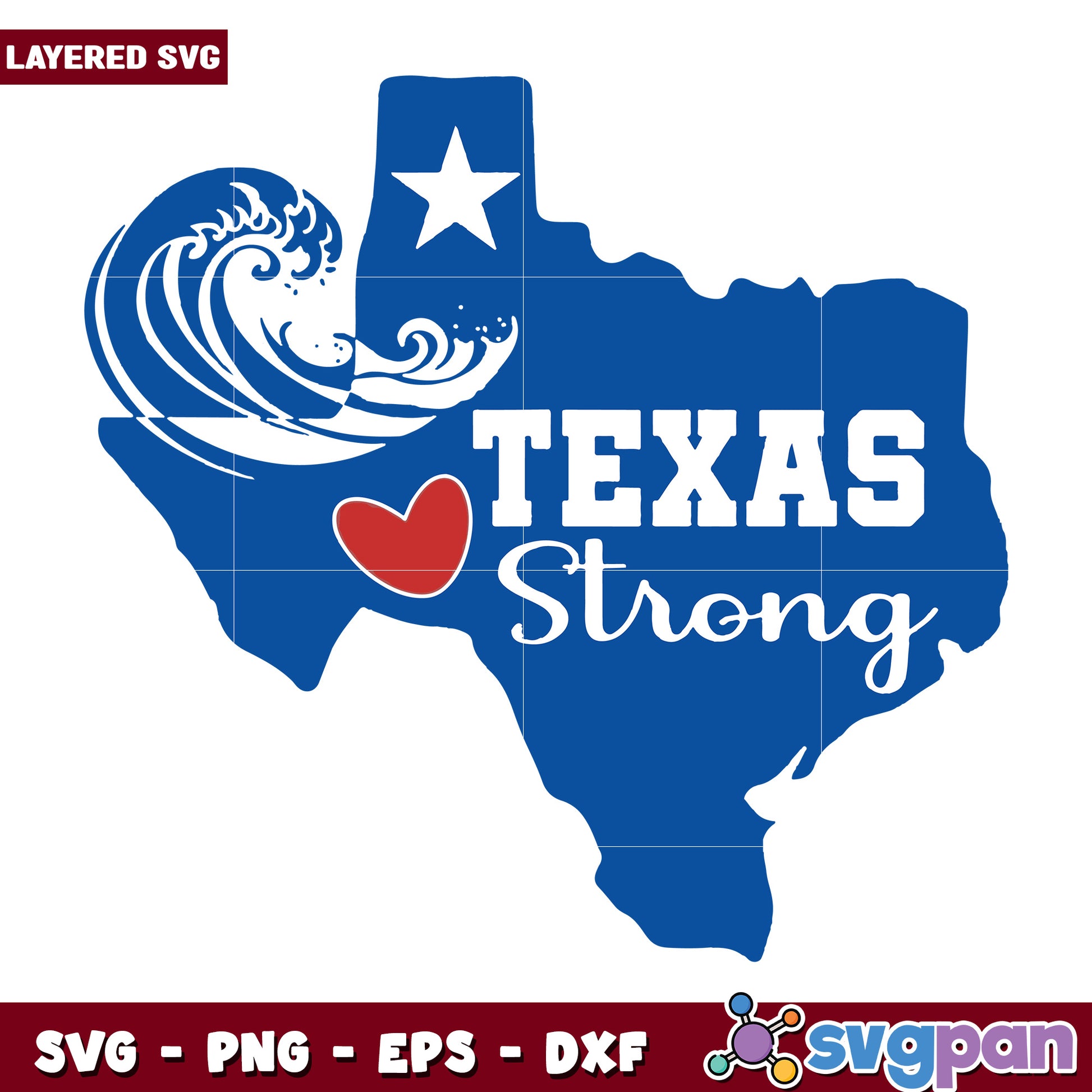 Texans strong svg, texas pride design svg, resilient community quote svg
