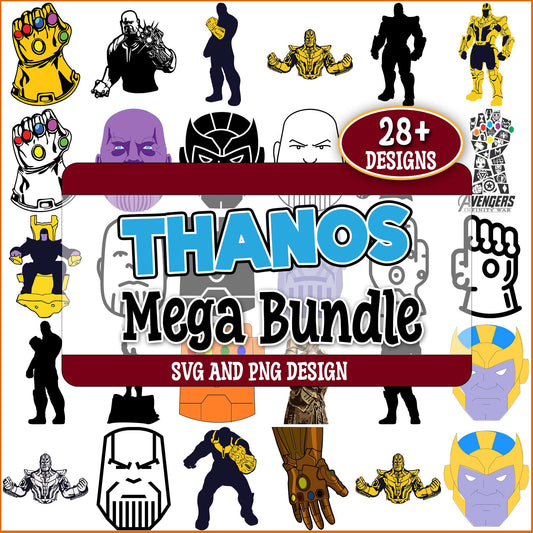 Thanos design svg bundle
