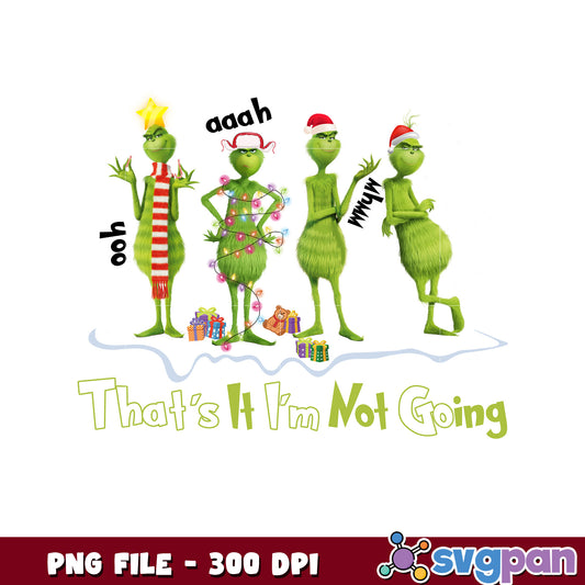 That's it design png, the grinch 2​ png, green grinch ​png