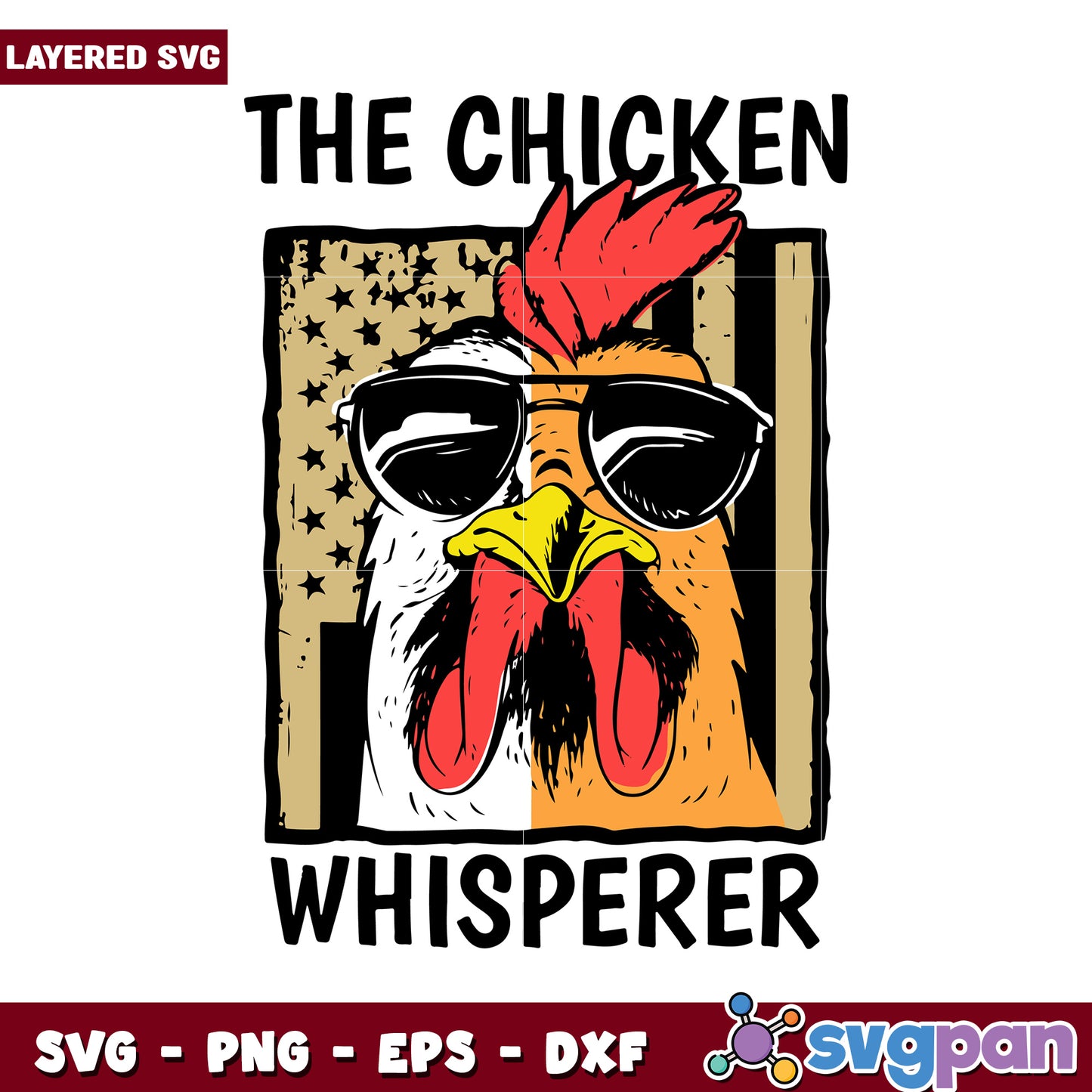 The Chicken Whisperer SVG Design for Fun Crafts, Perfect for DIY Projects