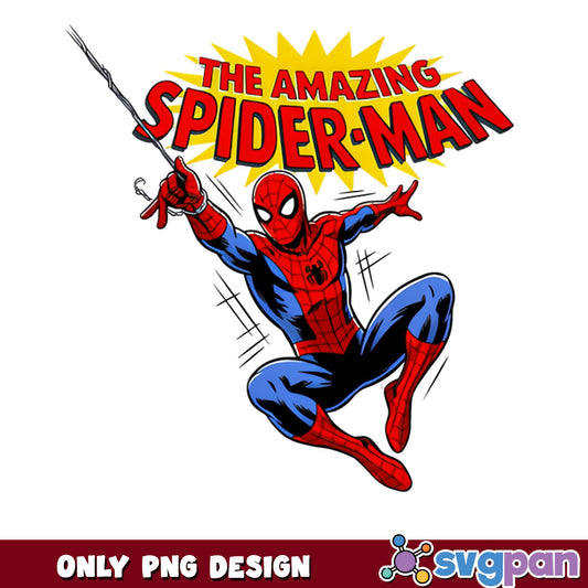 The Amazing Spider-Man PNG, Marvel Superhero PNG, Comic PNG