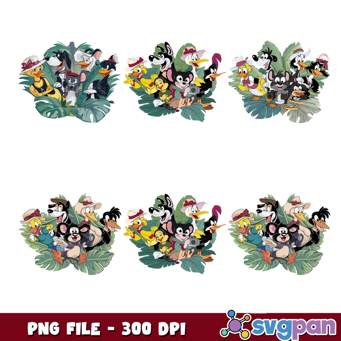 The best duck characters png bundle