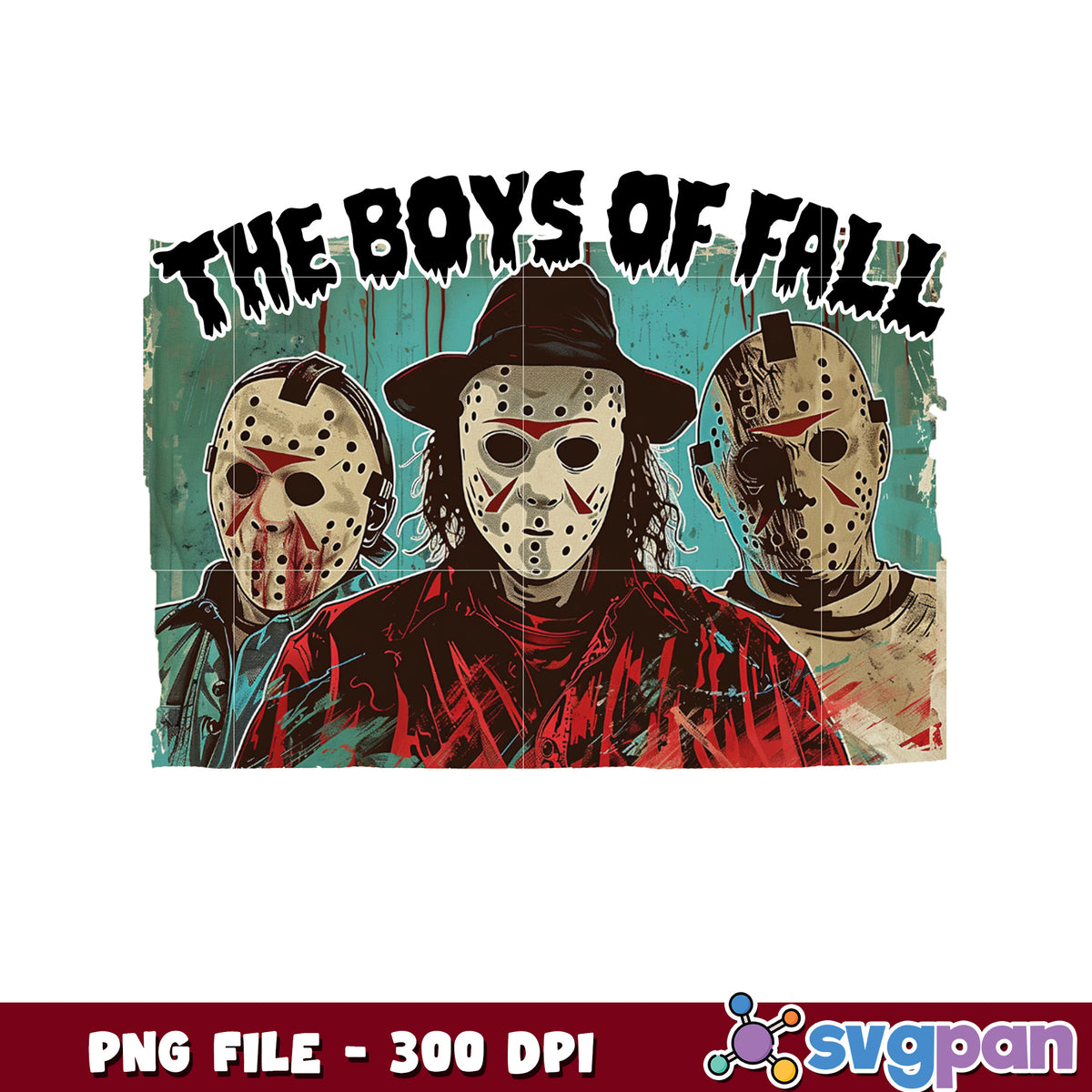 The boys of fall png, halloween characters png, halloween quotes png