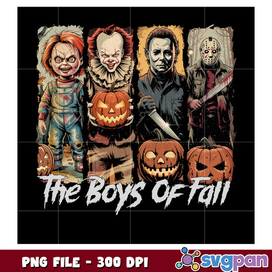 The boys so far png, halloween season png, scary monster​ png