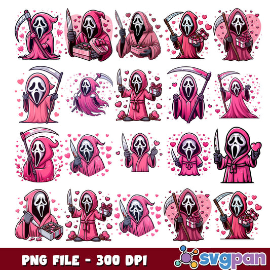 The death valentine png bundle