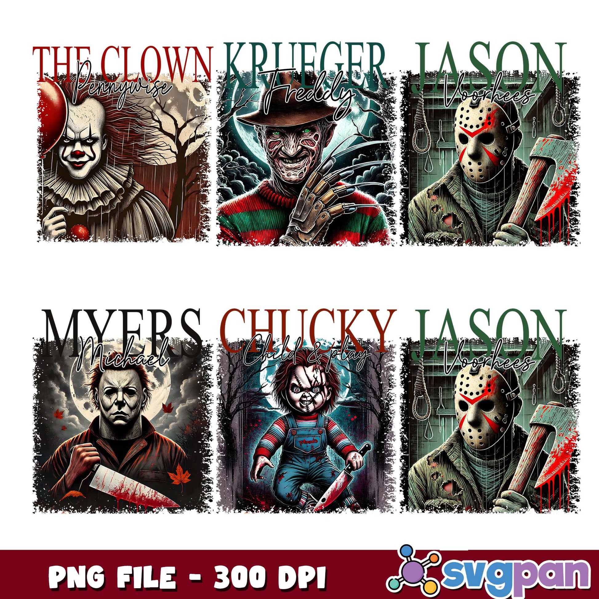 The famous killers png bundle