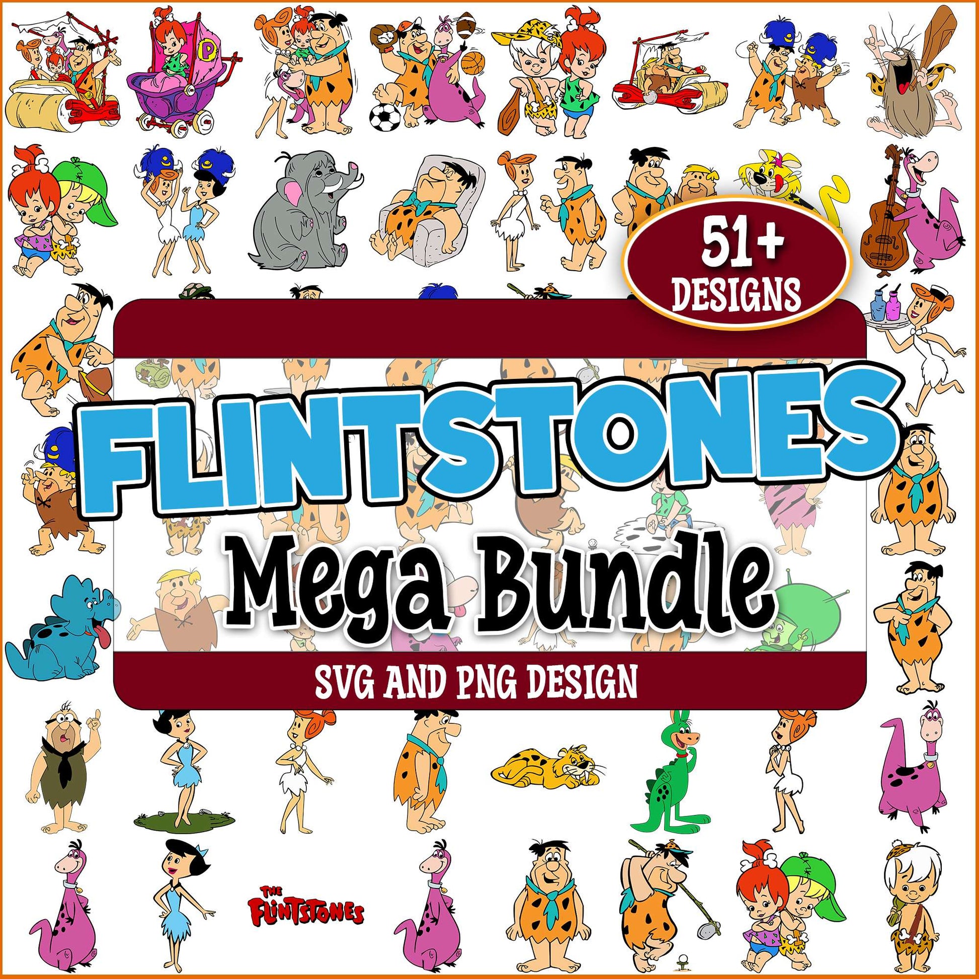 The flintstones svg bundle