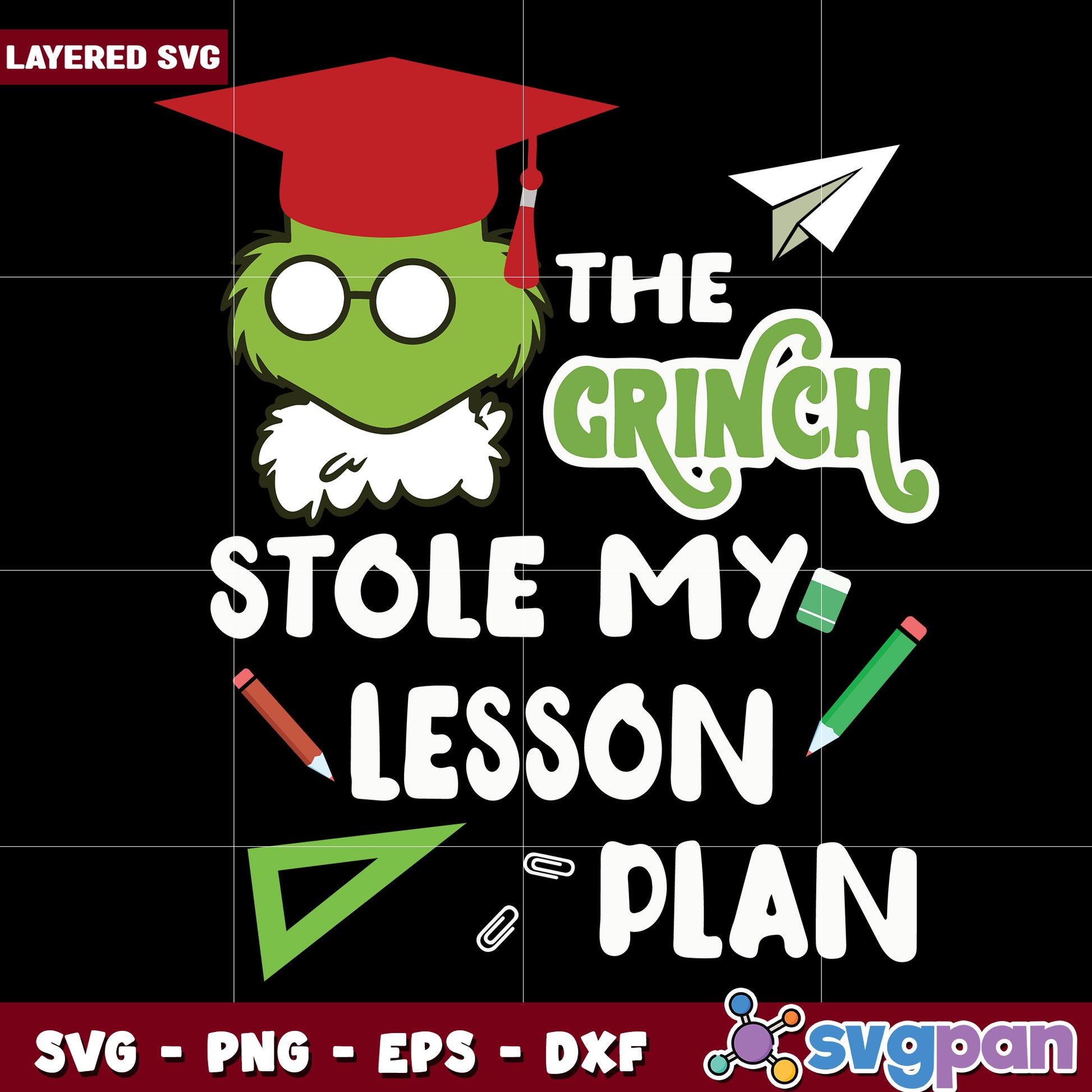 The grinch stole my lesson plan svg, grinch svg, grinch meme svg