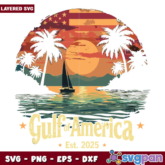 The gulf of america svg, funny maps of america​ svg, gulf coast usa​ svg