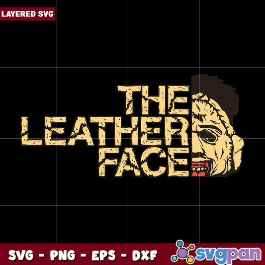 The leather face svg, halloween candy svg, halloween holiday svg