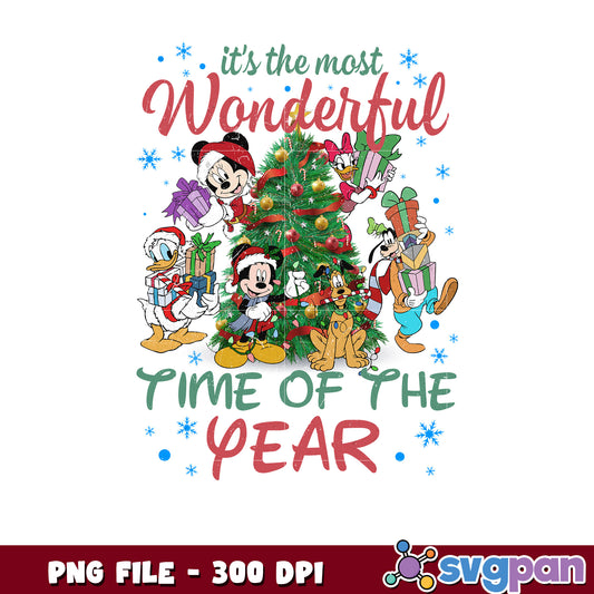 The most wonderful time png, chistmas tree​ png, disney png