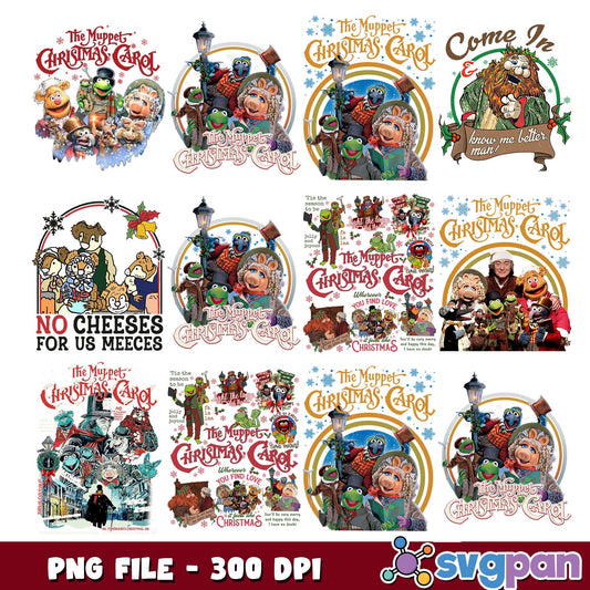 The muppet christmas carol png bundle