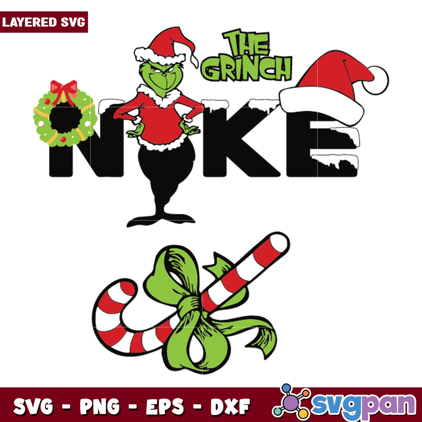 The nike grinch svg, grinch svg, grinch meme svg