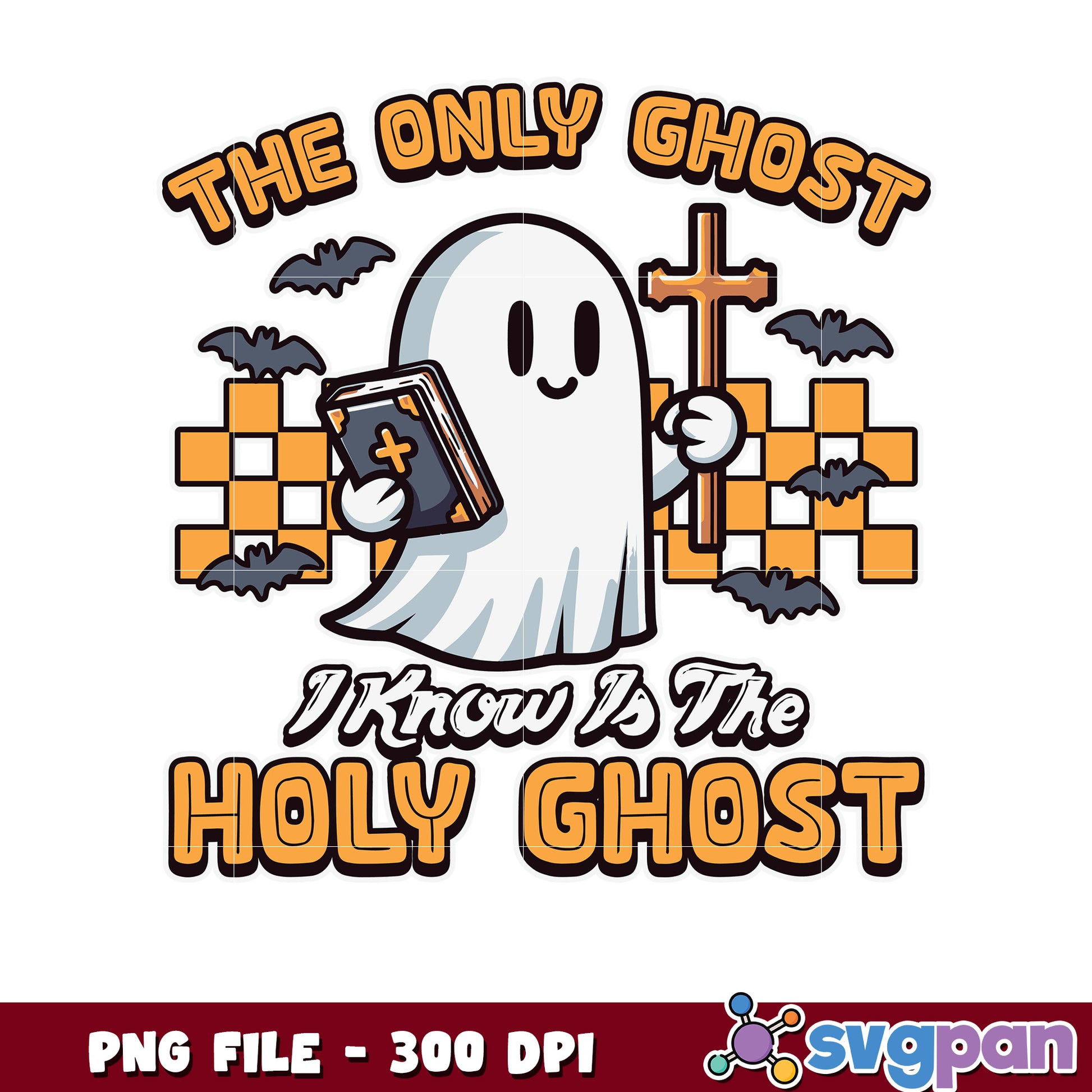 The only ghost i konw png, trick or treat png, spooky halloween png