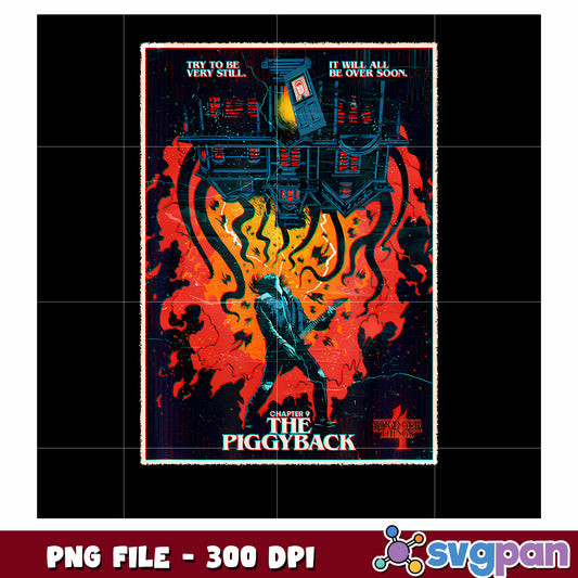 The piggy back png, new stranger things png, mystery movie png