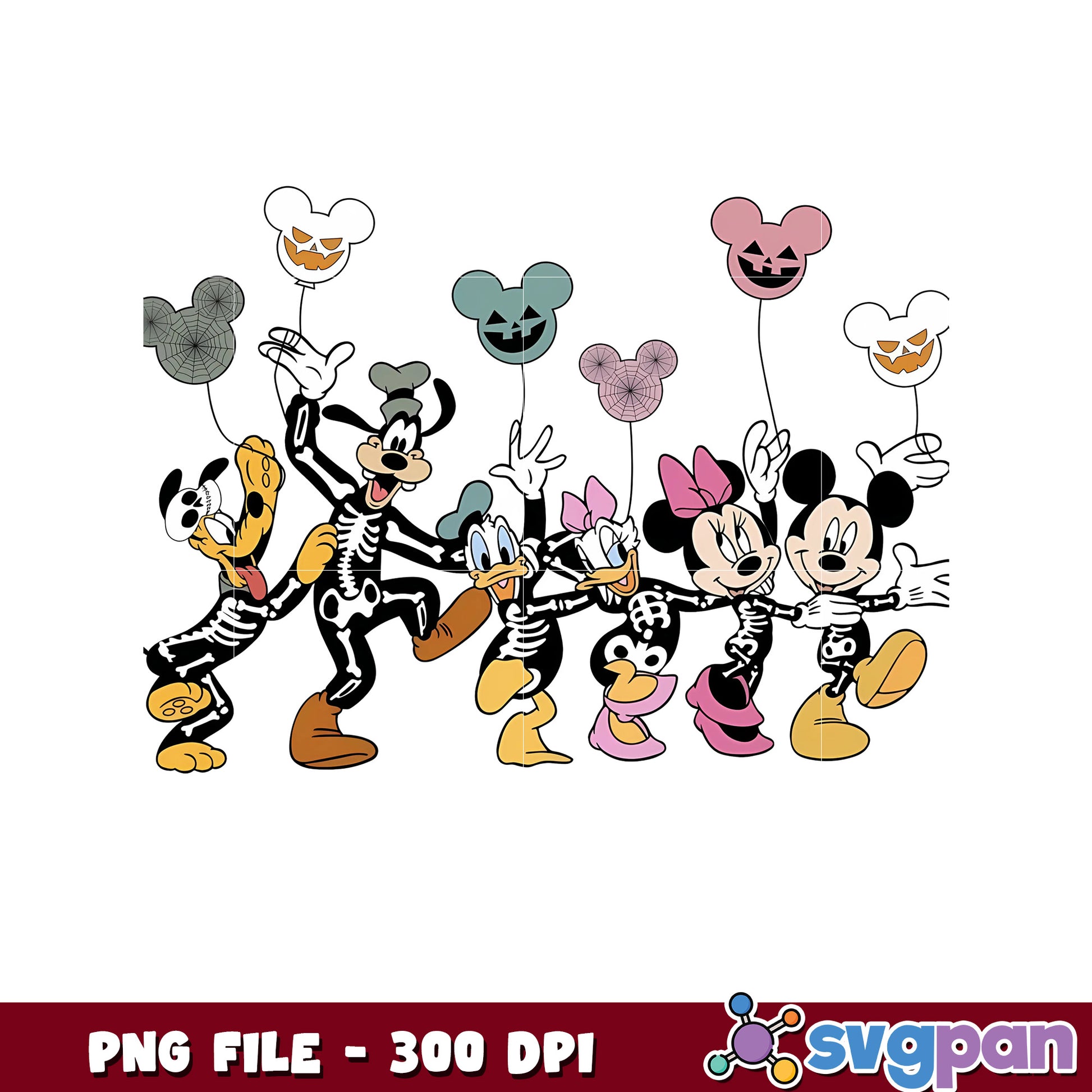 The sensational six costumes png, disney halloween png, halloween time png
