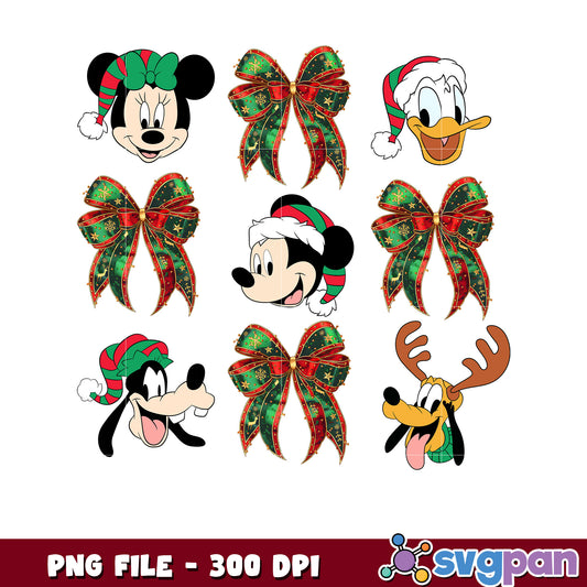 The sensational six png, christmas png, disney christmas ​png