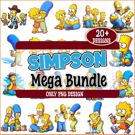 The simpson family png bundle
