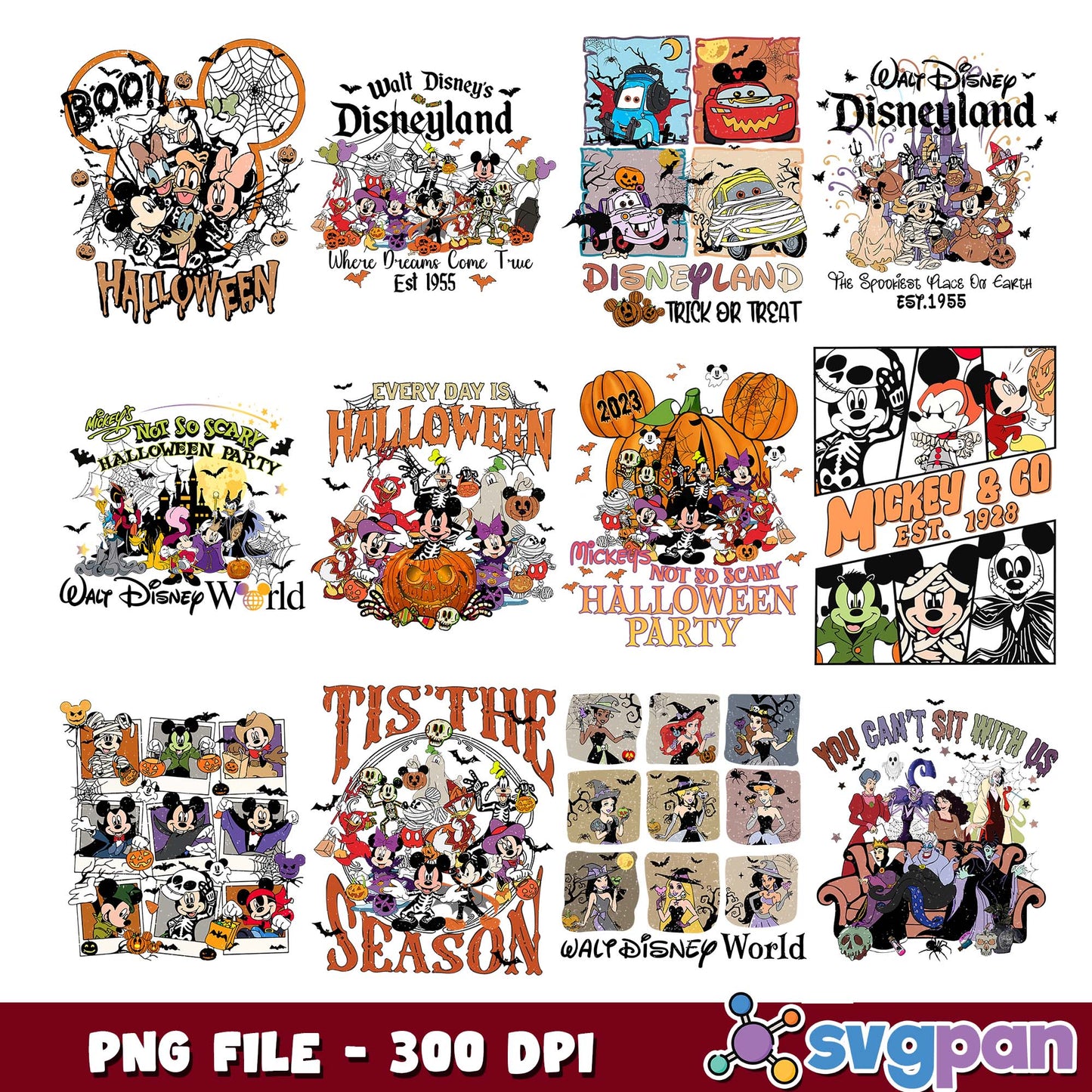 The spookiest places on earth png bundle