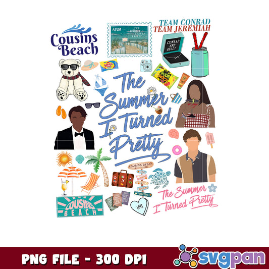 The summer i turned pretty png, young adult book png, romance story png